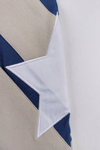 Carregar imagem no visualizador da galeria, 自訂寶藍色女裝短袖Polo恤   設計撞色間條貼布   P1554
