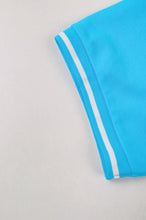 Carregar imagem no visualizador da galeria, 訂做藍色短袖Polo恤  個人設計輕鬆慢遊騎行  P1579
