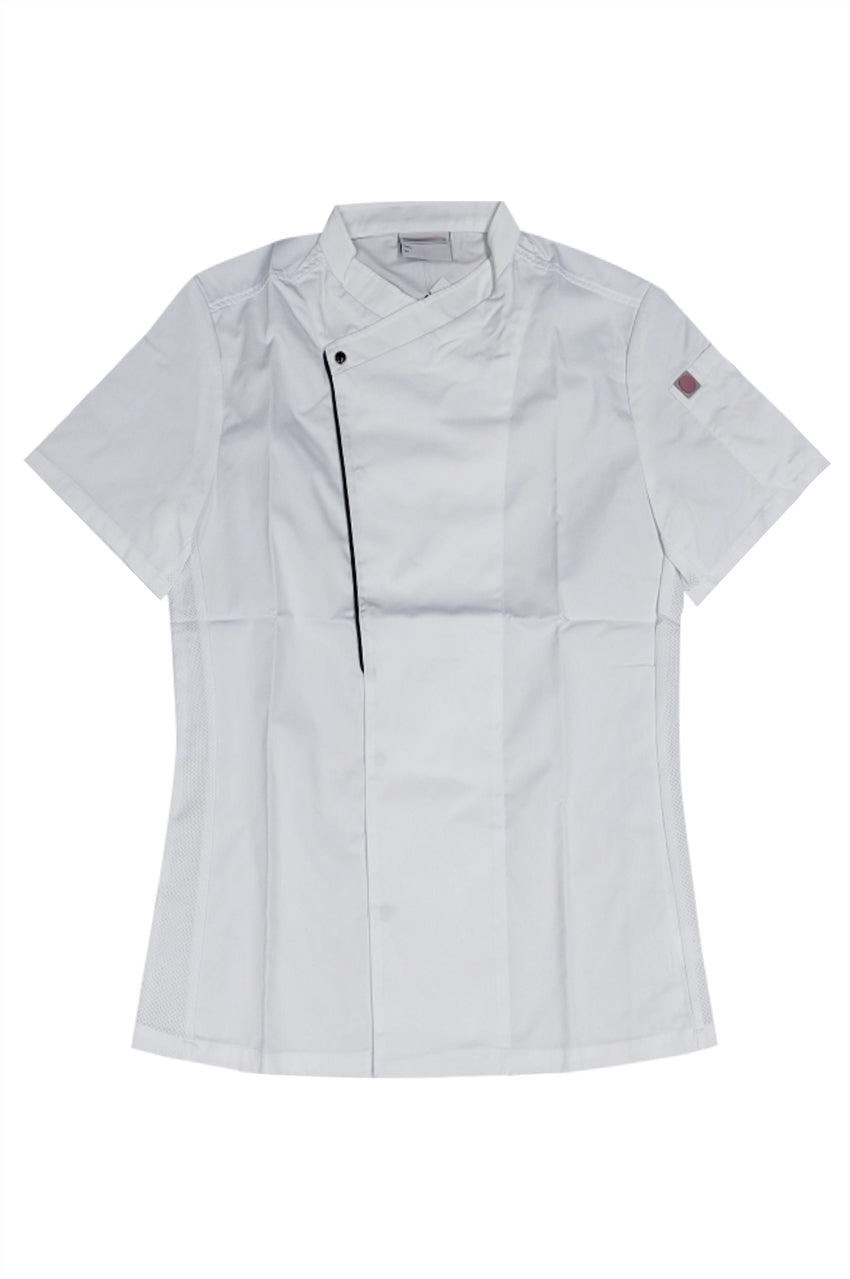 網上訂製白色廚師制服 訂購員工廚師服 設計廚師服款式 訂購團體餐飲廚師服供應商  GZ-PRETTYKITCHEN-001
