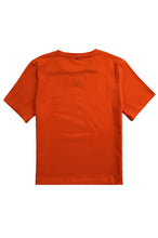 將圖片載入圖庫檢視器 設計橙色圓領女裝T恤     訂製短款性感T恤  T1110
