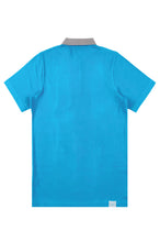 Carregar imagem no visualizador da galeria, 設計藍色短袖Polo恤  左胸貼袋   P1580
