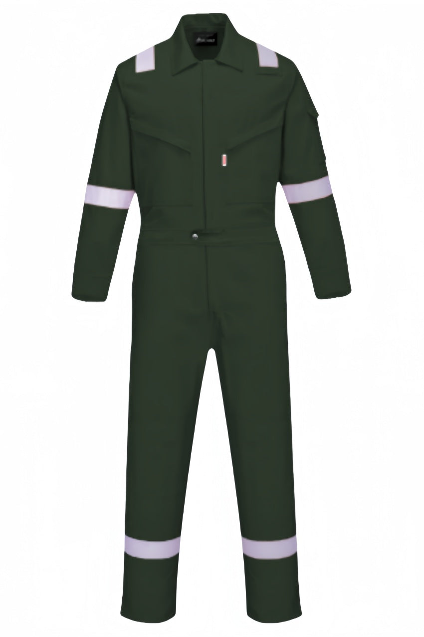 [訂製高性能款工作阻燃連體服]｜炫目橙色反光防護｜專業戶外工作必備   SKWK254