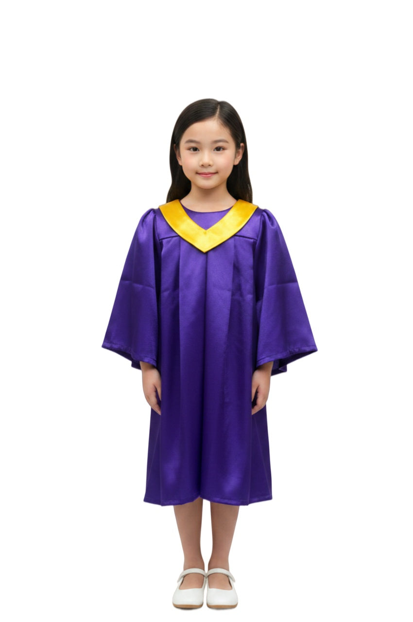【可租借購買幼兒園小學畢業袍】｜香港現貨｜春秋幼兒學士服｜寬鬆垂墜長袖｜拉鏈門襟｜畢業袍租借  SKDA077