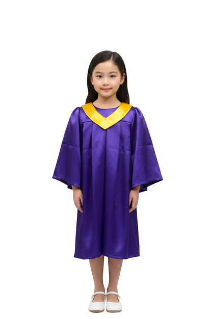 【可租借購買幼兒園小學畢業袍】｜香港現貨｜春秋幼兒學士服｜寬鬆垂墜長袖｜拉鏈門襟｜畢業袍租借  SKDA077