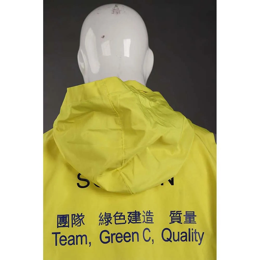 D268 製作連帽反光條雨褸 澳門 瑞權工程 工業制服供應商 - iGift 澳門一站式制服供應