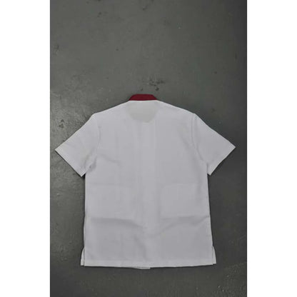 KI091 來樣訂做廚師服款式 製作淨色廚師服款式 寶潔清潔服務公司 厨司服 自訂撞色領廚師服款式 廚師服製衣廠 合身廚師大衣 烹飪制服店 - iGift 澳門一站式制服供應