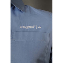 將圖片載入圖庫檢視器 R307 製造恤衫 男裝 長袖 淨色 Logo 工作服 電力 數碼 建築 恤衫製造商
