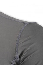 將圖片載入圖庫檢視器 W172緊身運動T恤 健身專用T恤 時尚純色T恤 運動T恤製衣廠 炭灰色

