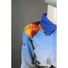 將圖片載入圖庫檢視器 T999 來樣訂做熱升華 長袖 整件印花 男裝 Polo恤 熱升華專門店
