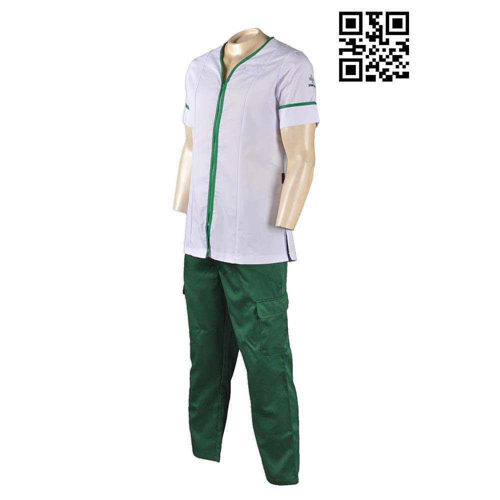 NU030 醫護套裝制服 來版訂做 設計定制診所制服款式設計 診所制服製造商