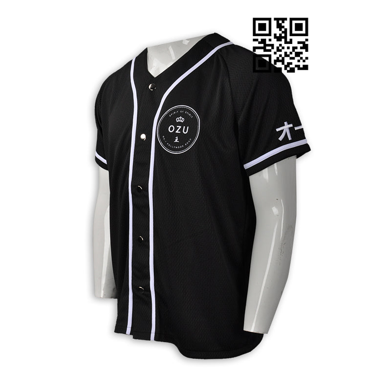 BU30 製作度身棒球衫款式 自訂LOGO棒球衫款式 訂做棒球衫款式 棒球衫工廠