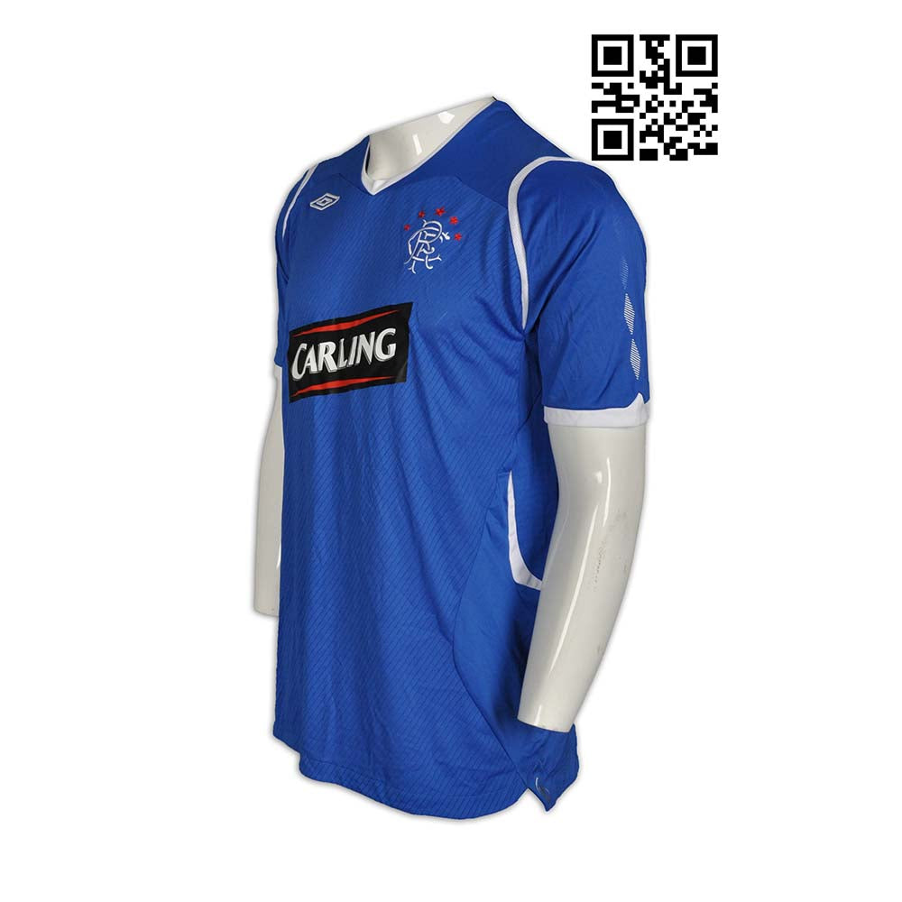 W192 設計功能性運動衫 足球波衫 供應吸濕排汗運動衫 製造繡字運動衫 功能性運動衫中心 彩藍色