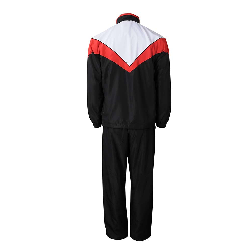 SU299 訂製撞色反領校服運動套裝 設計LOGO校服運動套裝 校服運動套裝工廠
