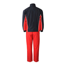 將圖片載入圖庫檢視器 SU302 網上訂購校服運動套裝 製作拼色校服運動套裝 校服運動套裝製造商 紅色撞黑色
