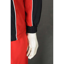 將圖片載入圖庫檢視器 SU302 網上訂購校服運動套裝 製作拼色校服運動套裝 校服運動套裝製造商 紅色撞黑色
