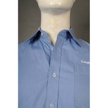 將圖片載入圖庫檢視器 R307 製造恤衫 男裝 長袖 淨色 Logo 工作服 電力 數碼 建築 恤衫製造商
