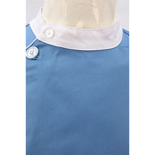 將圖片載入圖庫檢視器 NU064 訂製套裝男護士服 醫院 診所 工作人員制服 撞色領 有袋設計 診所制服供應商 護理制服 側開鈕款
