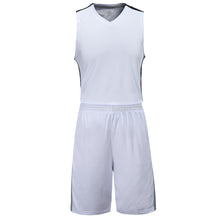 將圖片載入圖庫檢視器 訂購團隊籃球服  設計速乾拼色籃球服套裝中心  13-3022
