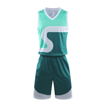 將圖片載入圖庫檢視器 訂造比賽速乾籃球服   時尚設計整件熱升華籃球服供應商  176-L030
