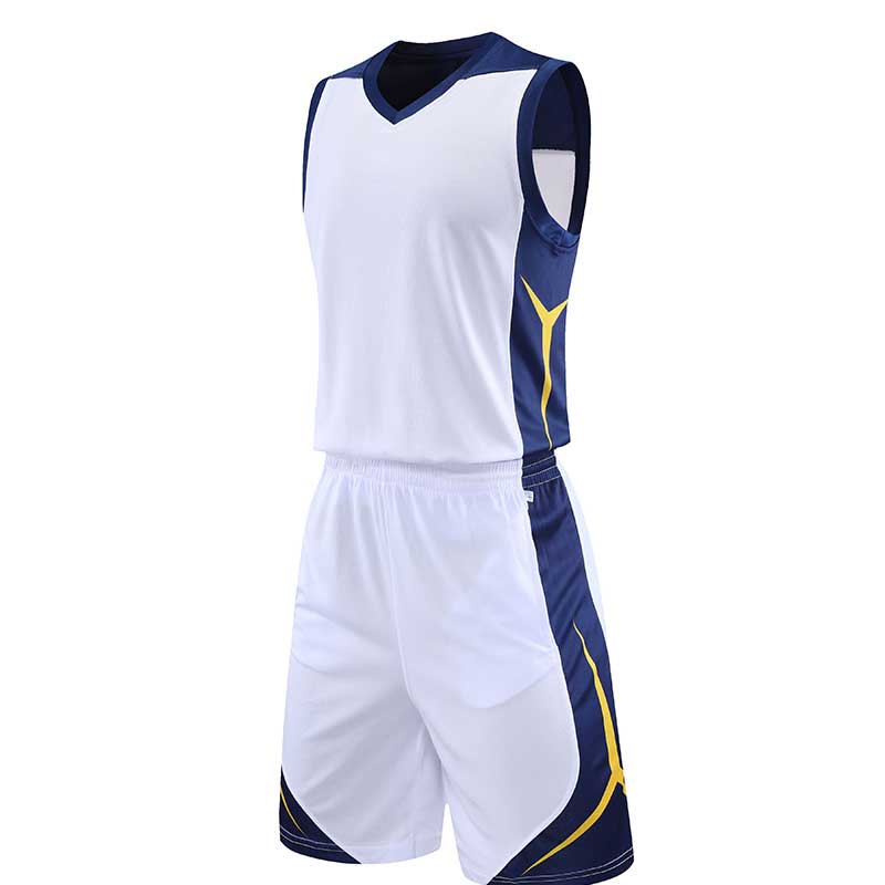 訂購團體比賽籃球服套裝   設計撞色拼接籃球服中心  GB1-511