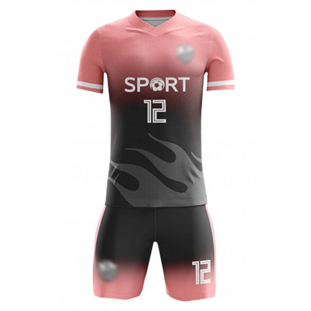 FJ028 訂造訓練足球服 自訂DIY短袖比賽足球服套裝足球服供應商