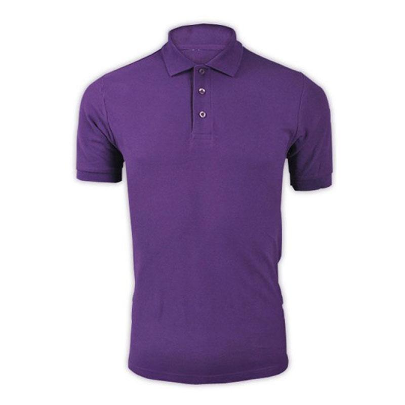 純色 深紫色082短袖男裝Polo恤 1AC03 純色polo恤 團體polo恤選擇 polo公司 T恤價格 SKP102  CBJ-M -訂做