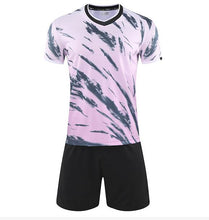 將圖片載入圖庫檢視器 訂製運動足球服  時尚設計紮染印花足球服供應商  GB10-5305
