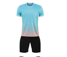 將圖片載入圖庫檢視器 訂做圓領足球運動服  設計印花比賽足球服套裝供應商  GY3-62
