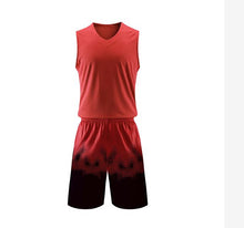 將圖片載入圖庫檢視器 訂造比賽籃球服套裝  個人設計V領橡筋腰圍籃球套裝專門店  23-1905
