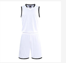 將圖片載入圖庫檢視器 澳門訂製訓練籃球套裝  自訂撞色包邊籃球服制服店  54-727

