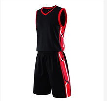 將圖片載入圖庫檢視器 訂購活動籃球服套裝   供應拼色印花籃球服供應商   GLT-003
