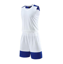 將圖片載入圖庫檢視器 訂製熱身籃球服套裝   印製拼色速乾訓練籃球服制服店
