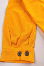 將圖片載入圖庫檢視器 D374 製作翻領反光條雨褸 澳門 口袋橙色工程 工業外套制服供應商
