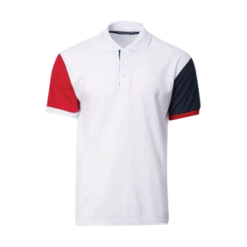 訂購男女POLO衫 製造運動Polo衫 Polo恤製衣廠 拼接袖顏色 SKP014  MY-PrintLF NHB2300 -訂做