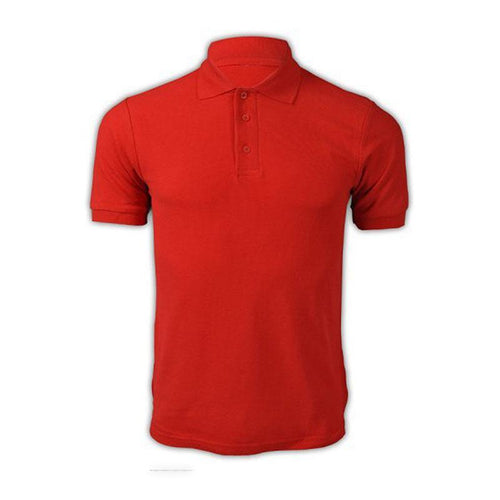 純色 大紅色030短袖男裝Polo恤 1AC03 DIY純色polo恤 polo恤供應商 T恤價格 SKP104  CBJ-M -訂做