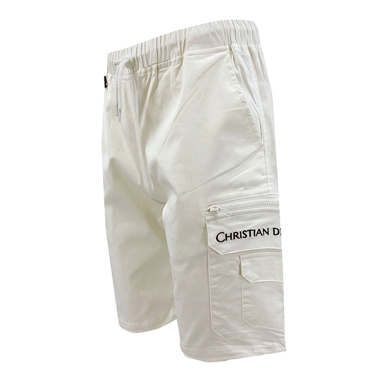 U383 訂做純色繡花運動褲 設計4個袋運動褲 橡筋褲頭設計 時尚款式運動褲 零售