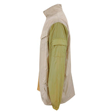 將圖片載入圖庫檢視器 J918 設計拼色風褸外套 訂做繡花LOGO 風褸 拉鏈設計 風褸外套工廠 3色 多袋設計 皺布面

