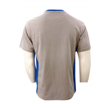 將圖片載入圖庫檢視器 T1062 訂做純棉短袖男士T恤 設計印花純色T恤 撞色領 T恤設計公司
