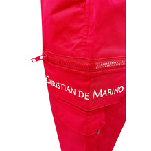 將圖片載入圖庫檢視器 U384 訂做紅色繡花運動褲 設計4個袋運動褲 橡筋褲頭設計 時尚運動褲設計公司
