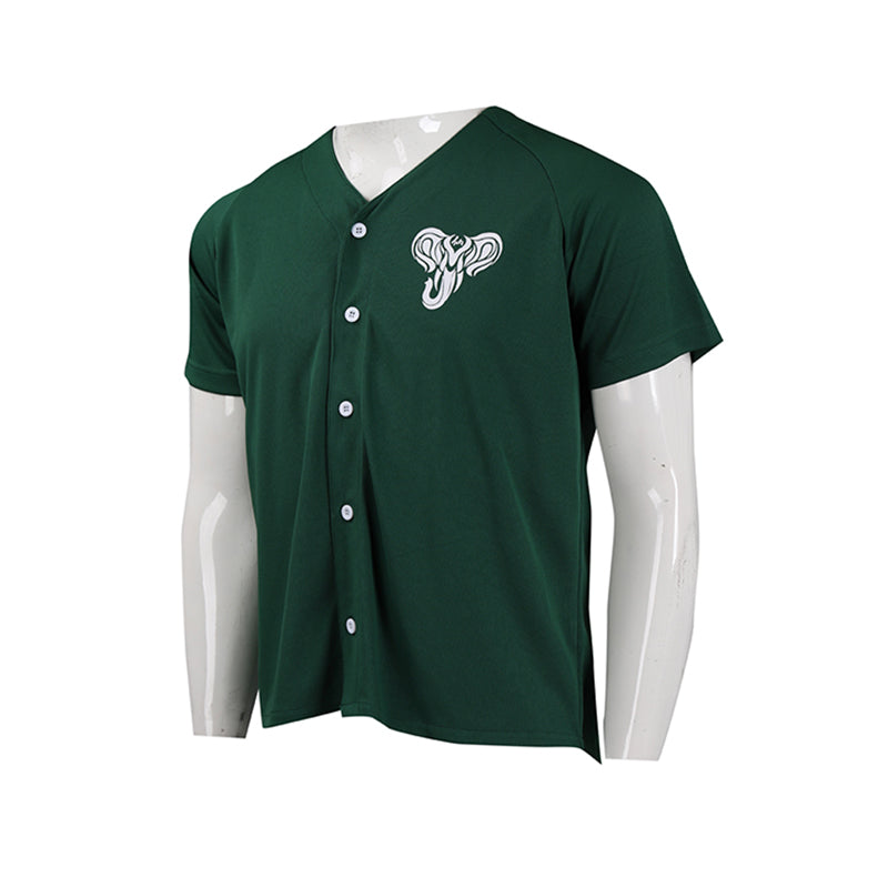 BU36 設計淨色個性印花棒球衫 棒球衫製造商
