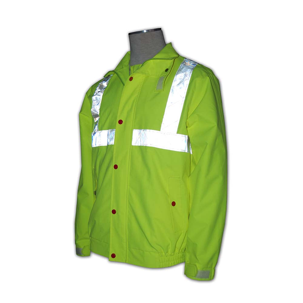 D067 訂製反光帶外套 訂做安全反光工衣外套 網上訂購員工外套專門店