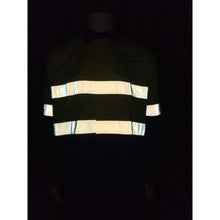 將圖片載入圖庫檢視器 D289 製作拼色長袖工業制服 反光條 羅賓遜學院 工業制服專門店
