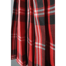 將圖片載入圖庫檢視器 CH210 啦啦隊參賽隊服 紅色格子半身裙啦啦隊制服 隊服按需定制接受小訂單制服公司
