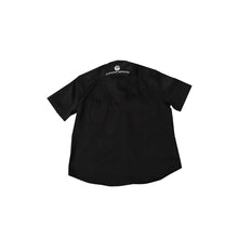 將圖片載入圖庫檢視器 D332 黑色工業恤衫 工裝綿短袖制服 刺繡logo定制專營店
