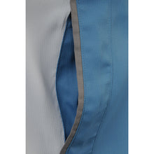 將圖片載入圖庫檢視器 J903 訂製2色拼接風衣外套 設計印花LOGO風衣 設計拉鏈袋口 時裝款式拉鏈風衣 風衣外套中心 山系風褸
