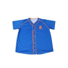 將圖片載入圖庫檢視器 BU39 訂做印花logo棒球衫 棒球衫生產商 藍色
