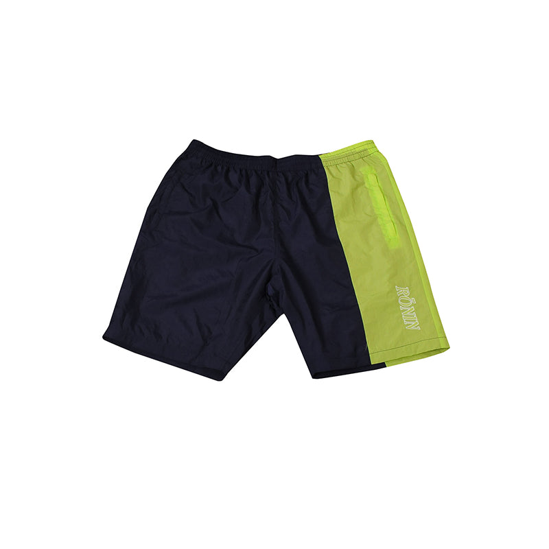U371 供應拼色跑步運動短褲 設計橡筋腰頭刺繡透氣運動短褲 運動短褲生產商