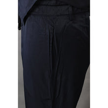 將圖片載入圖庫檢視器 U377 製造淨色深藍色抽繩瑜伽運動褲款型 設計寬闊腰頭橡筋束腳長梳織運動褲 運動褲專營店 100%天絲
