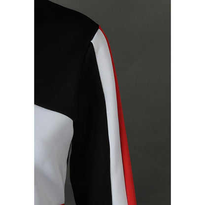 CH204 訂製女裝熱身啦啦隊服 設計拼接套裝啦啦隊服 啦啦隊服製服公司 100%滌 裁判