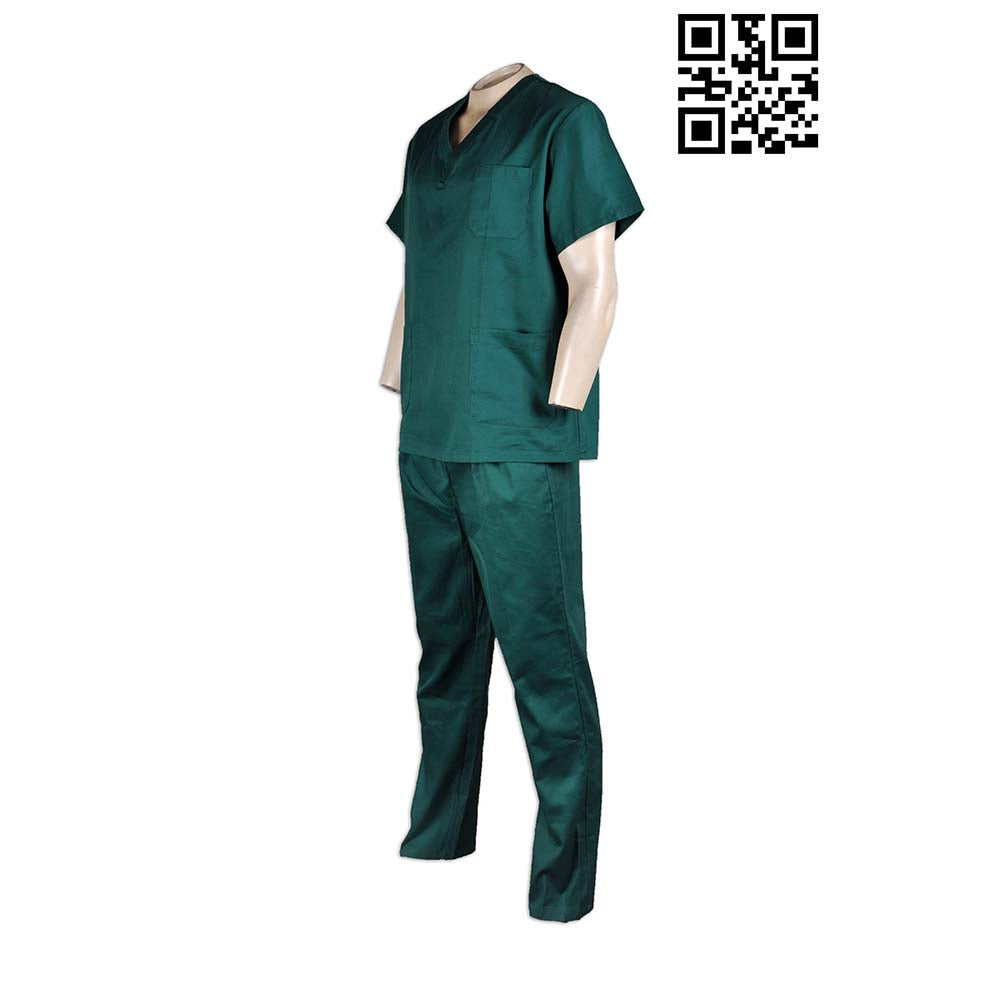 NU023 醫護套裝制服 來版訂做診所制服 診所制服款式設計 診所制服製造商 醫護衫褲